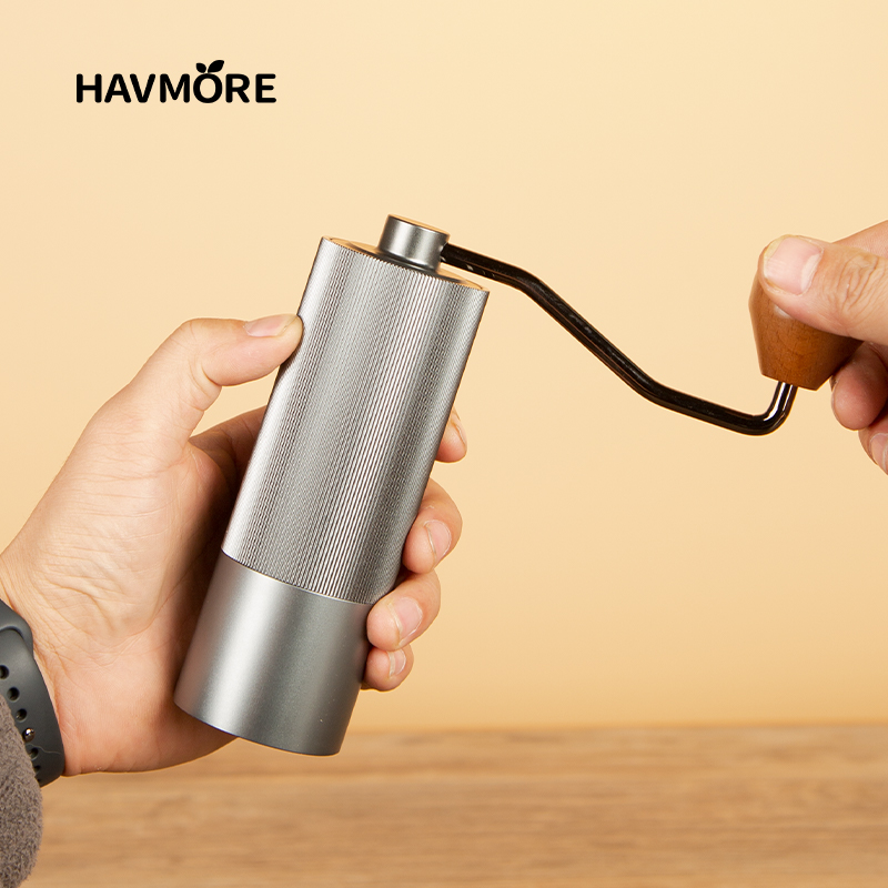 Burr Hand Grinder - เครื่องบดกาแฟแบบแมนนวล 304 สแตนเลส Burr เครื่องบดครัวเครื่องมือเครื่องบดกาแฟเครื่องกัด
