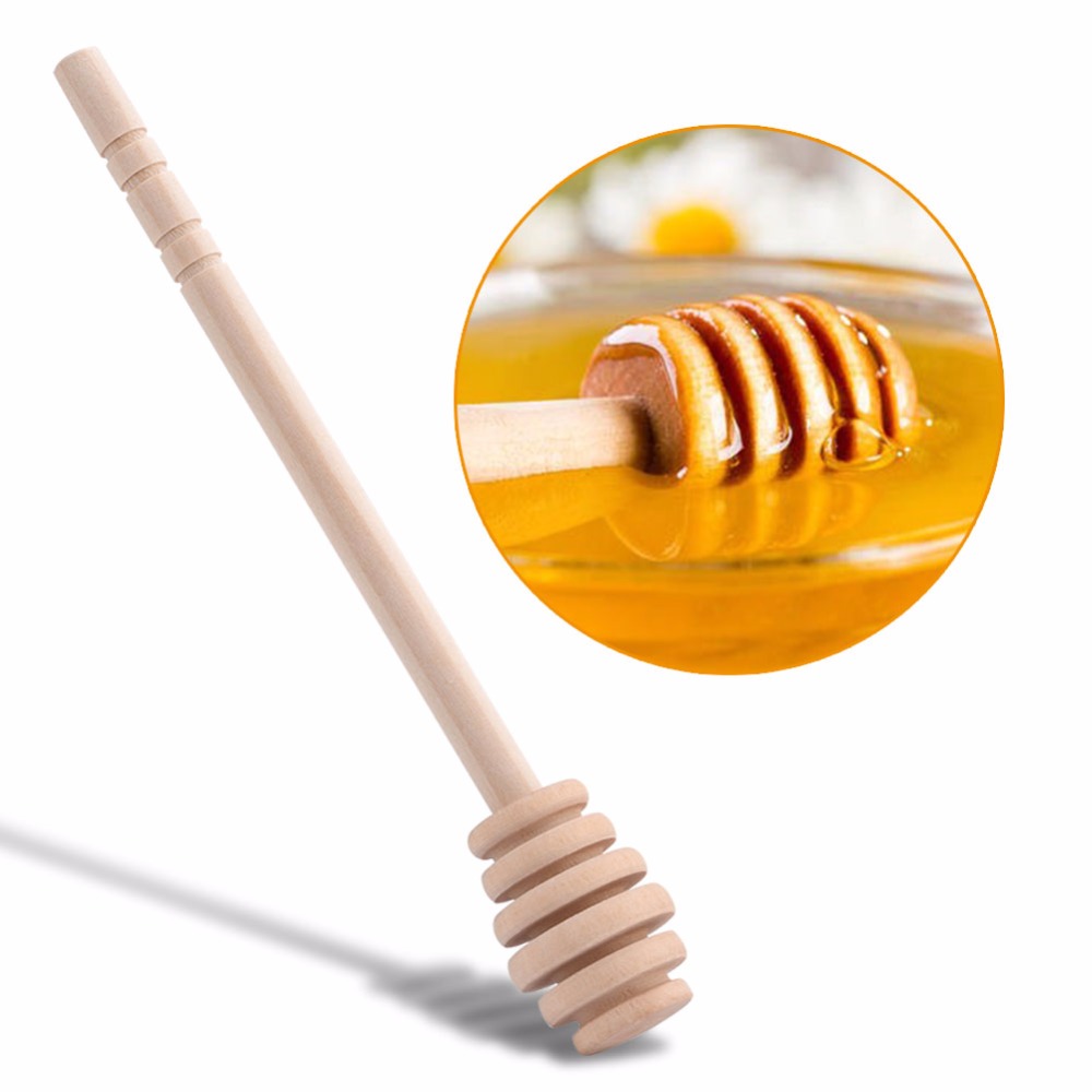 Coffee Tea And Sugar Set - 50Pcs ไม้ช้อนชุดน้ำผึ้งช้อนผสม Dispenser Stirring Stick Candy