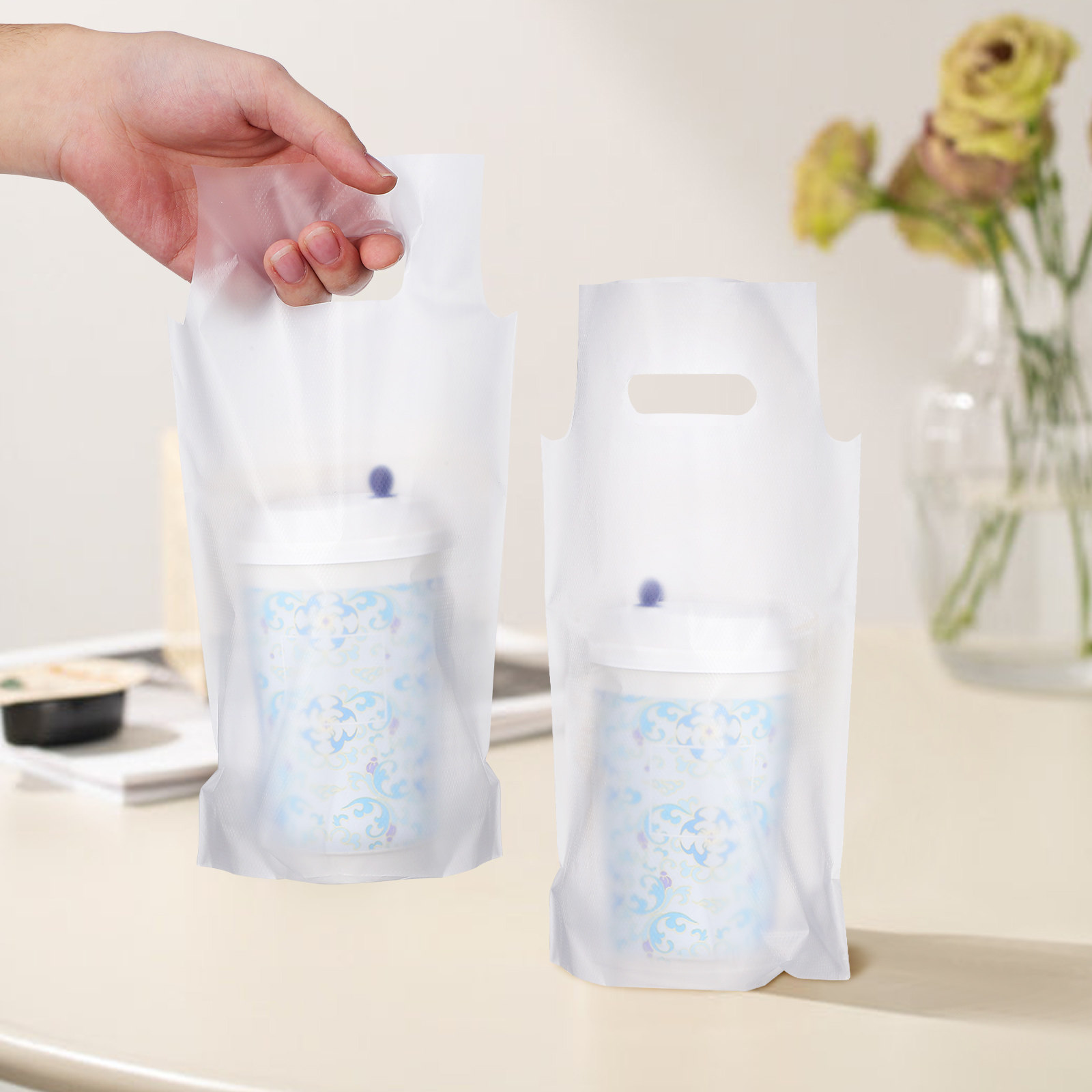 ถุงใส่เครื่องดื่มแบบใส 500 ชิ้ - Coffee Tea With Milk บทวิจารณ์และราคา