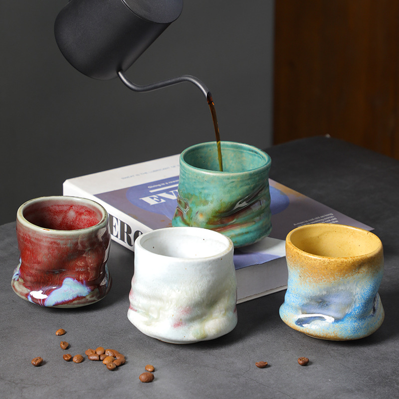 สโตนแวร์ถ้วยกาแฟ Vintage HAND- - Xbloom Coffee Tea บทวิจารณ์และราคา