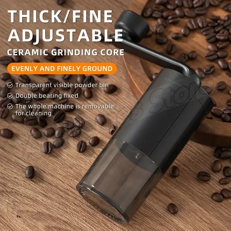 เครื่องบดกาแฟแบบปรับได้ เครื่อ - Burr Hand Grinder บทวิจารณ์และราคา