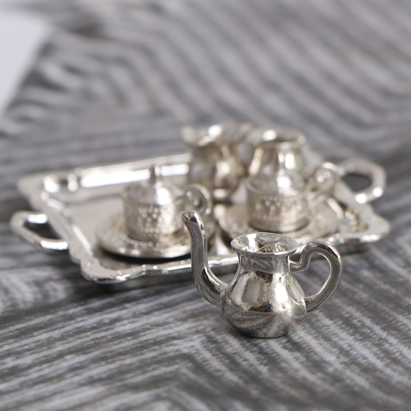 10 ชิ้น/เซ็ต 1/12 Dollhouse Mi - Coffee Tea And Sugar Set บทวิจารณ์และราคา