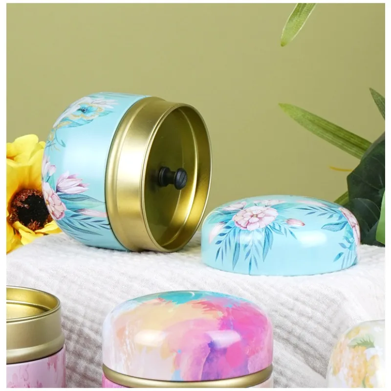 กระป๋องเก็บชา, กระป๋องทรงกลมปิ - Coffee Tea Sugar บทวิจารณ์และราคา