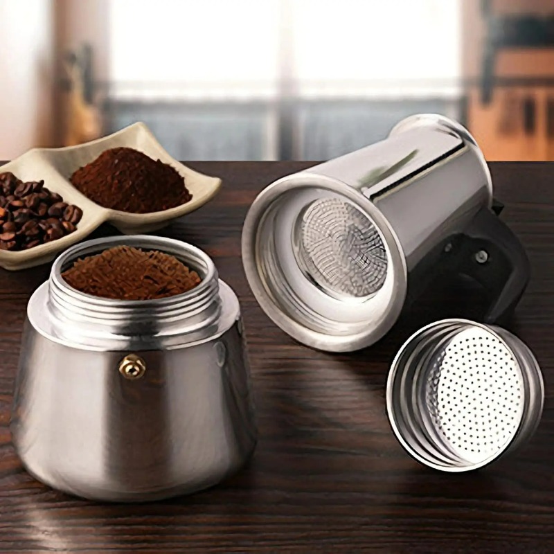 หม้อกาแฟโมคค่า 6 ถ้วย สเตนเลสส - Moka Pot Stove บทวิจารณ์และราคา