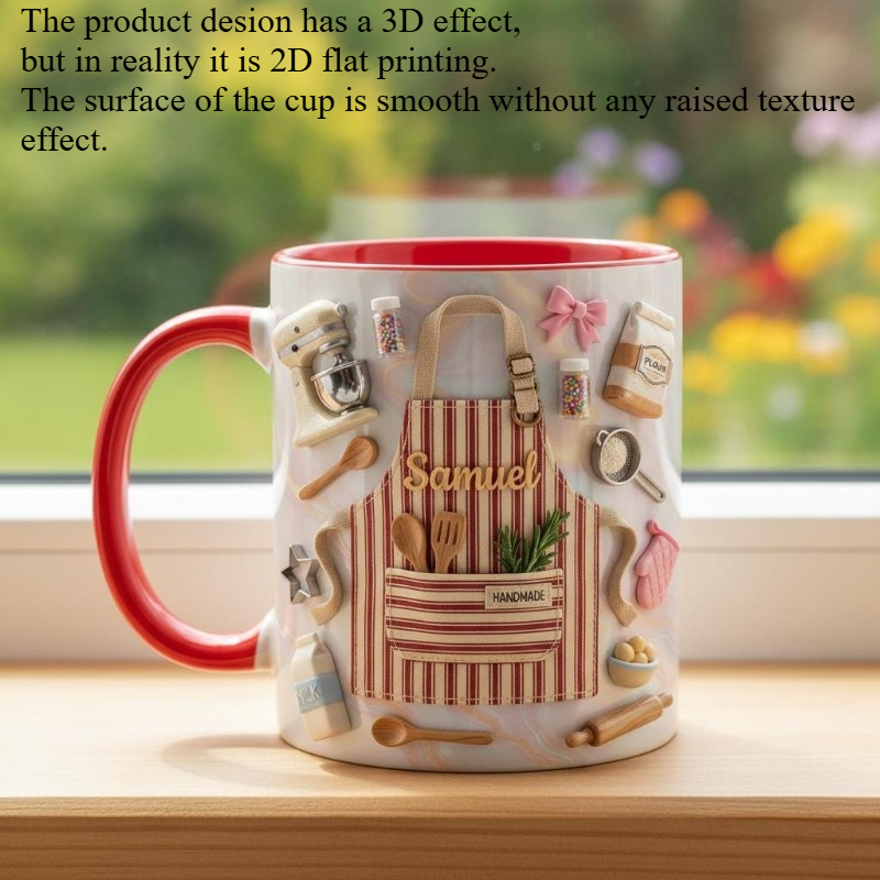 แก้วเซรามิกพิมพ์ลาย 2D แบบกำหน - Coffee Tea Name บทวิจารณ์และราคา