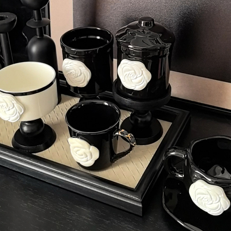 ชุดถ้วยกาแฟและจานรองเซรามิกลาย - Xbloom Coffee Tea บทวิจารณ์และราคา