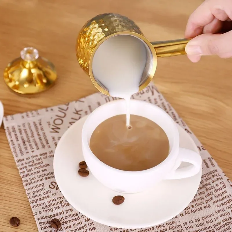 1pcs กาแฟตุรกีหม้อภาชนะสแตนเลส - Barista Milk Jug บทวิจารณ์และราคา