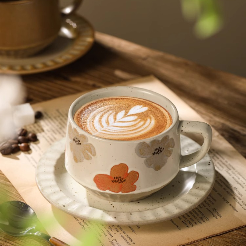 Retro ถ้วยเซรามิคเครื่องปั้นดิ - Xbloom Coffee Tea บทวิจารณ์และราคา