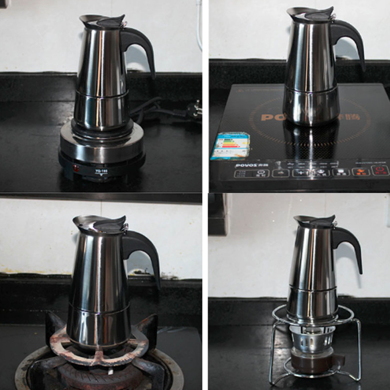 100Ml/200Ml/300Ml/450Ml/600Ml  - Moka Pot Stove บทวิจารณ์และราคา