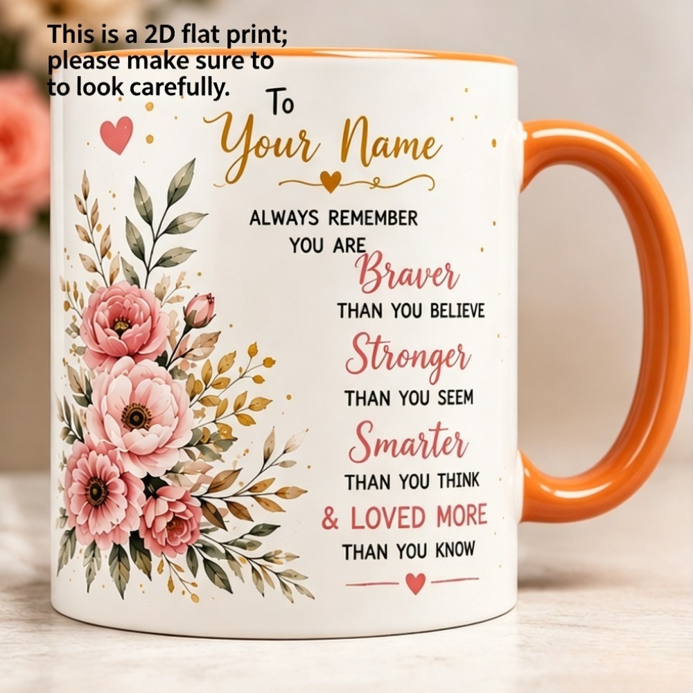 แก้วกาแฟพิมพ์ลาย 2D พร้อมชื่อส - Coffee Tea Name บทวิจารณ์และราคา