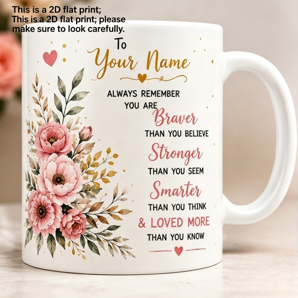 แก้วกาแฟพิมพ์ลาย 2D พร้อมชื่อส - Coffee Tea Name บทวิจารณ์และราคา