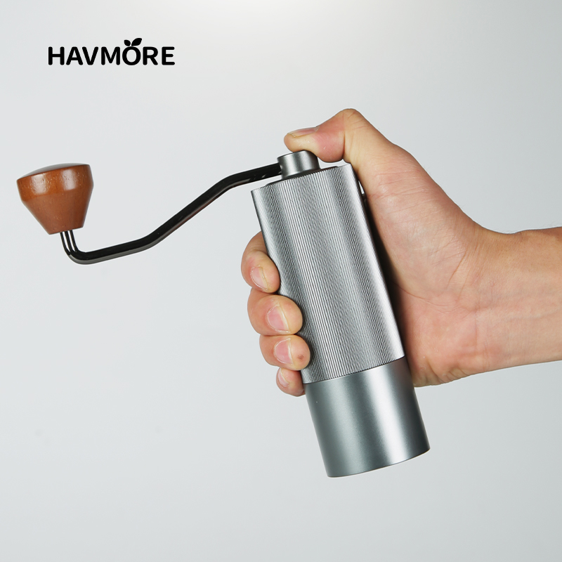 เครื่องบดกาแฟแบบแมนนวล 304 สแต - Burr Hand Grinder บทวิจารณ์และราคา