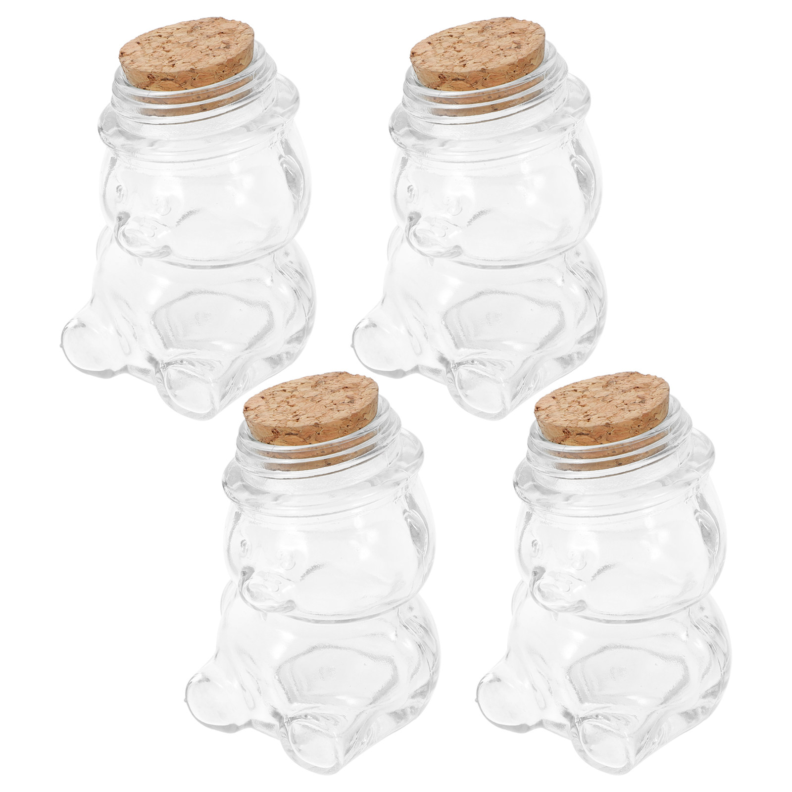 ชุดโหลแก้วใสสำหรับใส่ขนม 4 ชิ้ - Coffee Tea Sugar บทวิจารณ์และราคา