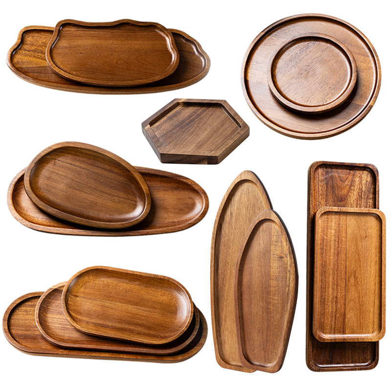 ถาดชาไม้กระถินญี่ปุ่น 1 ชิ้น ส - Coffee Tea Images บทวิจารณ์และราคา