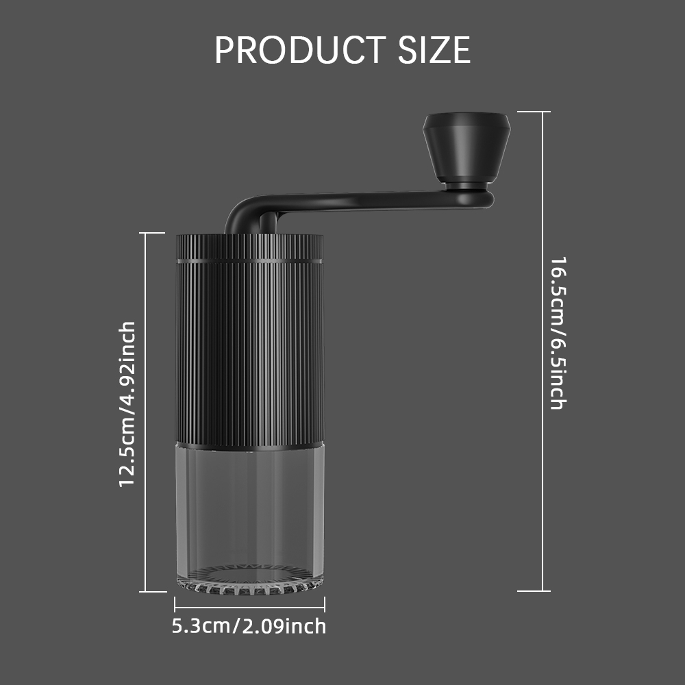 เครื่องบดเมล็ดกาแฟขนาดเล็กแบบแ - Burr Hand Grinder บทวิจารณ์และราคา