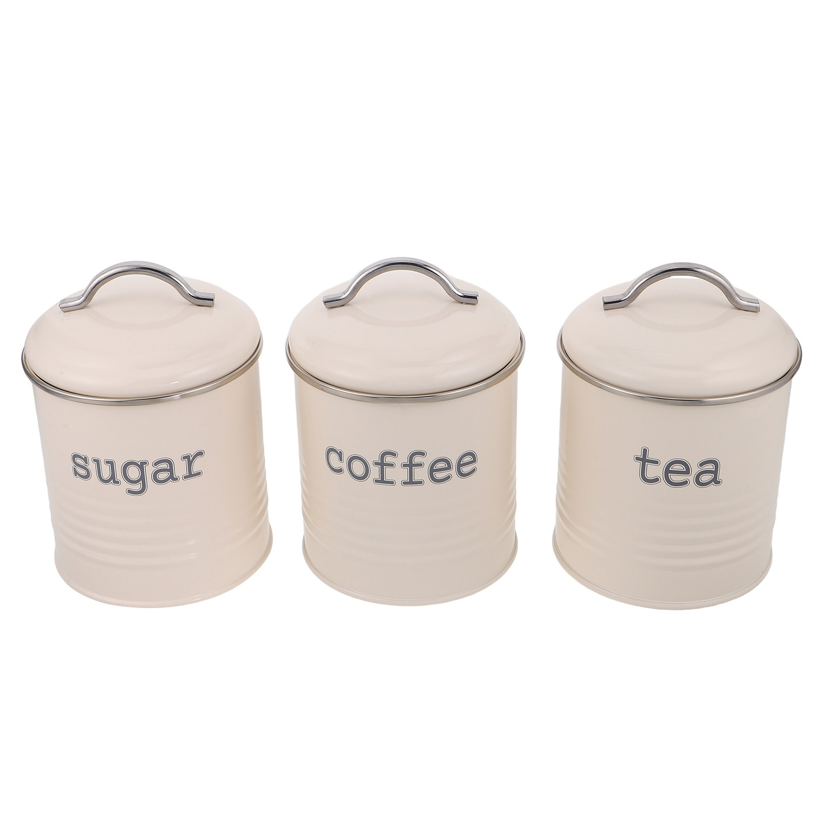 ชุดภาชนะบรรจุเมล็ดกาแฟแบบปิดผน - Coffee Tea Sugar บทวิจารณ์และราคา