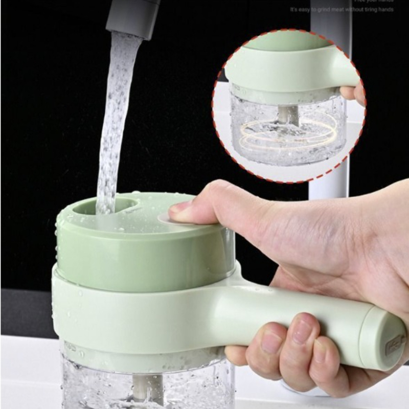 4In1 เครื่องตัดผักไฟฟ้าชุดมือถ - Burr Hand Grinder บทวิจารณ์และราคา